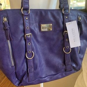 Purple Leather Bag